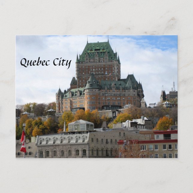 Quebec City Postkarte (Vorderseite)