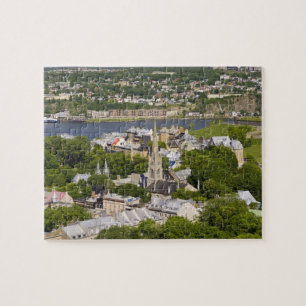 Québec City, Québec, Kanada. Blick hinunter auf di