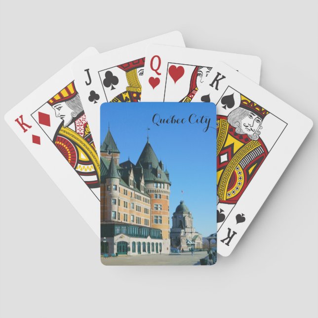 QUEBEC CITY Spielkarten (Rückseite)