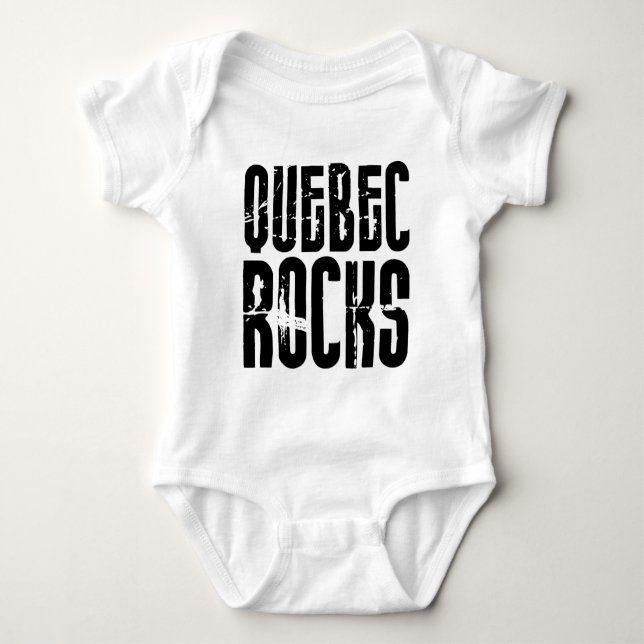 Quebec-Felsen Baby Strampler (Vorderseite)