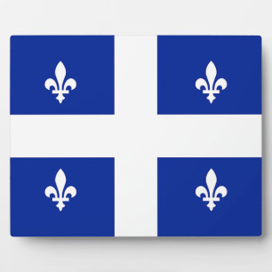 Quebec Flag Plaque Fotoplatte