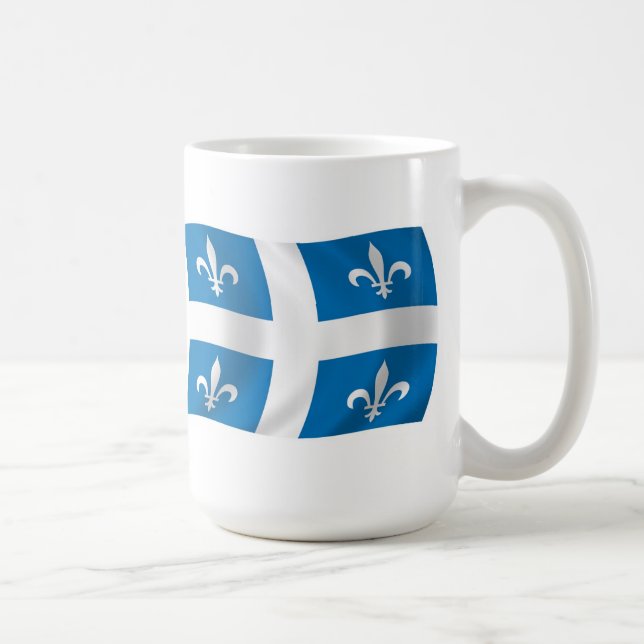 Quebec Flag Tasse (Rechts)