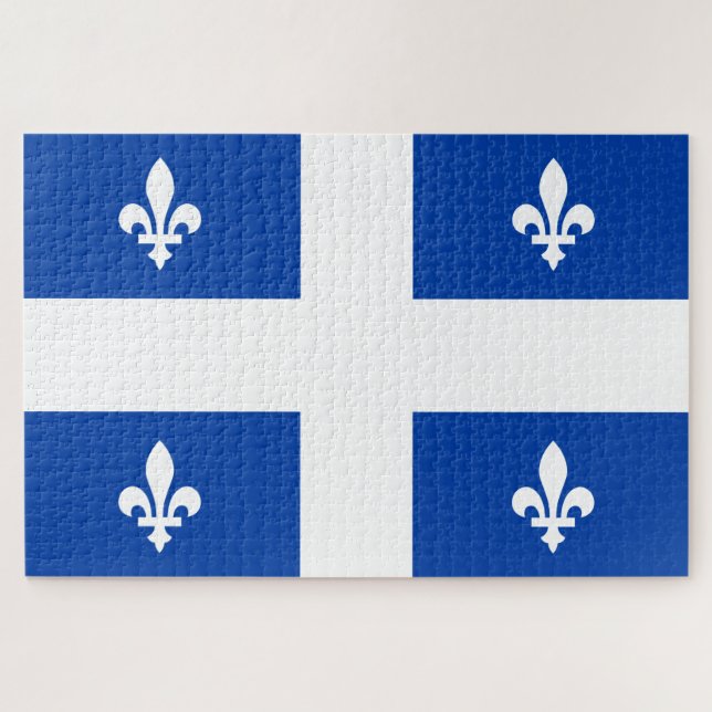 Quebec-Flagge (Horizontal)