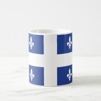 Quebec-Flagge Kaffeetasse