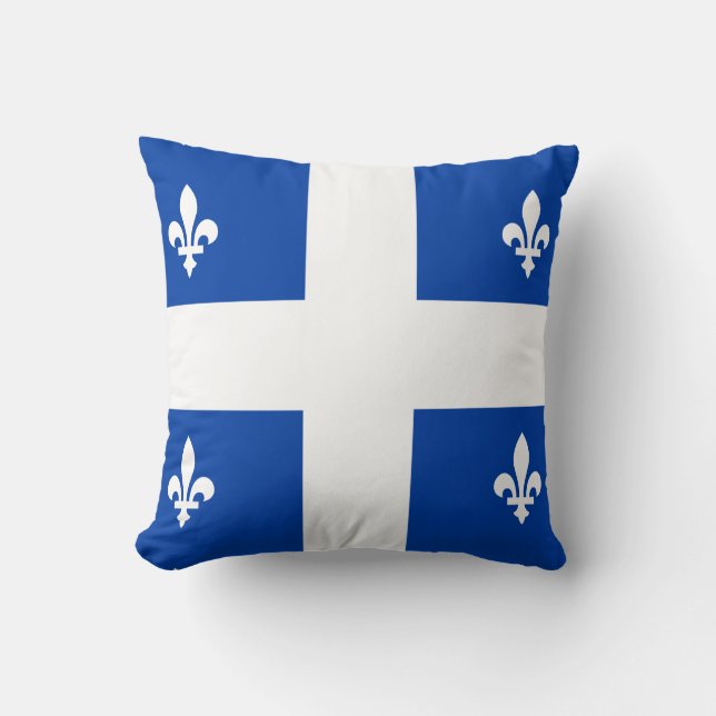 Quebec-Flagge Kissen (Vorderseite)