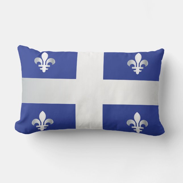 Quebec-Flagge Lendenkissen (Vorderseite)