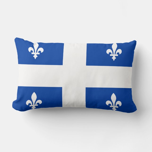 Quebec-Flagge Lendenkissen (Vorderseite)