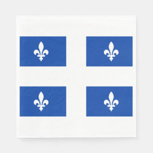 Quebec-Flagge Serviette