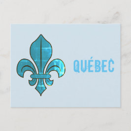 Québec Fleur de Lys Postkarte