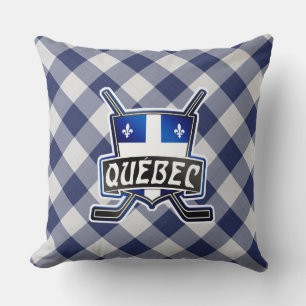 Quebec Hockey Logowurfkissen Kissen