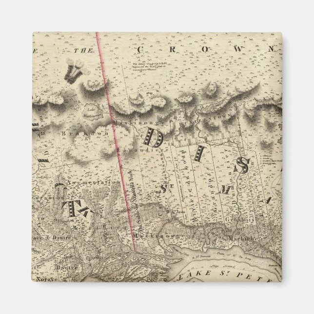 Quebec, Kanada 4 Magnet (Vorne)