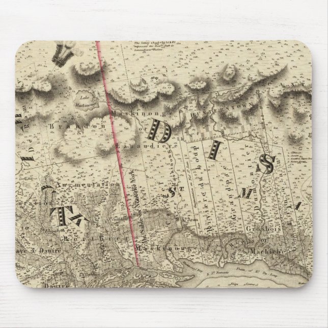 Quebec, Kanada 4 Mousepad (Vorne)