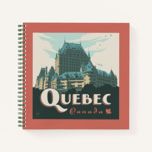 Quebec Kanada Château Frontenac Notizbuch