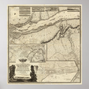 Quebec, Kanada Poster