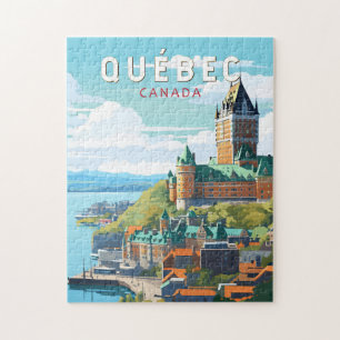 Quebec Kanada Reise Kunst Vintage
