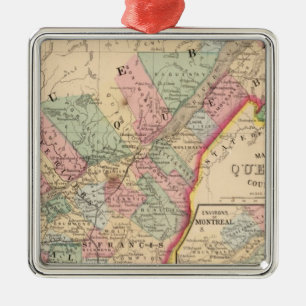 Quebec-Karte durch Mitchell Ornament Aus Metall