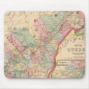 Quebec Karte von Mitchell Mousepad