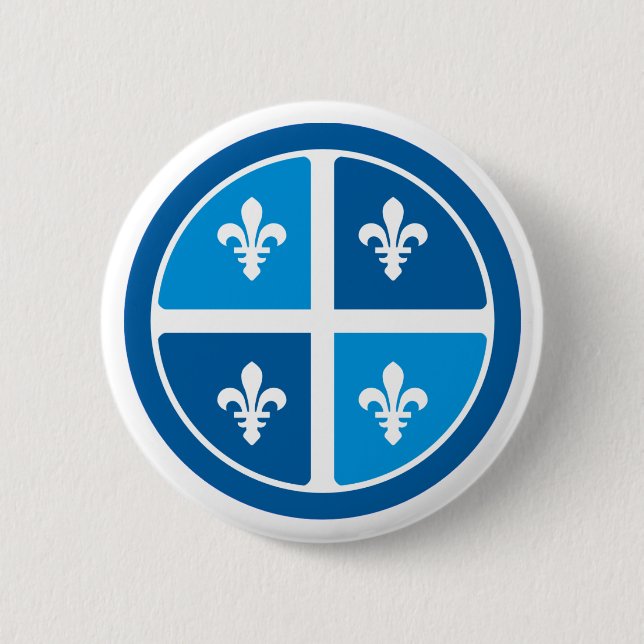 Quebec, La Belle Province Button (Vorderseite)