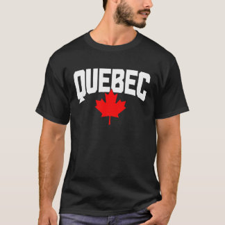 Quebec Maple Leaf Kanada Kanadischer Flaggenpreis T-Shirt