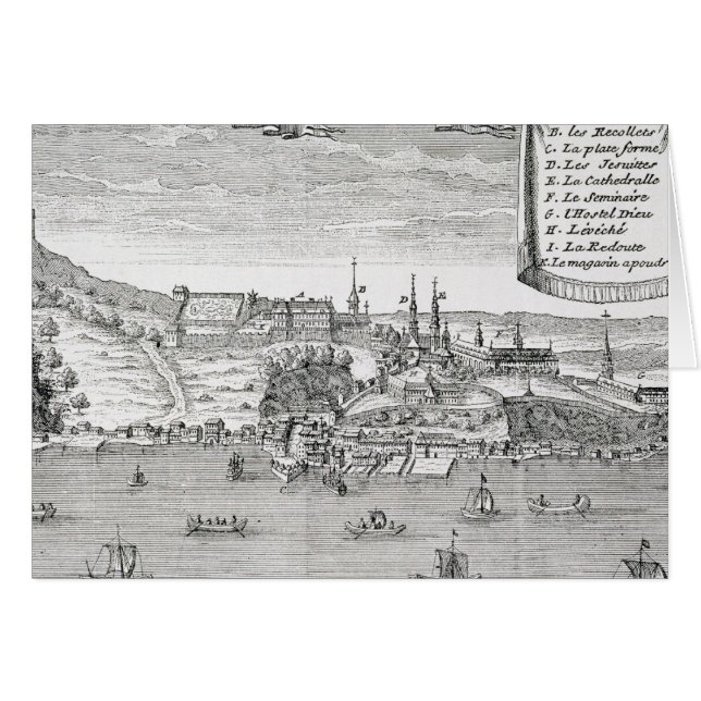 Quebec, nach La Potherie (Vorderseite (Horizontal))