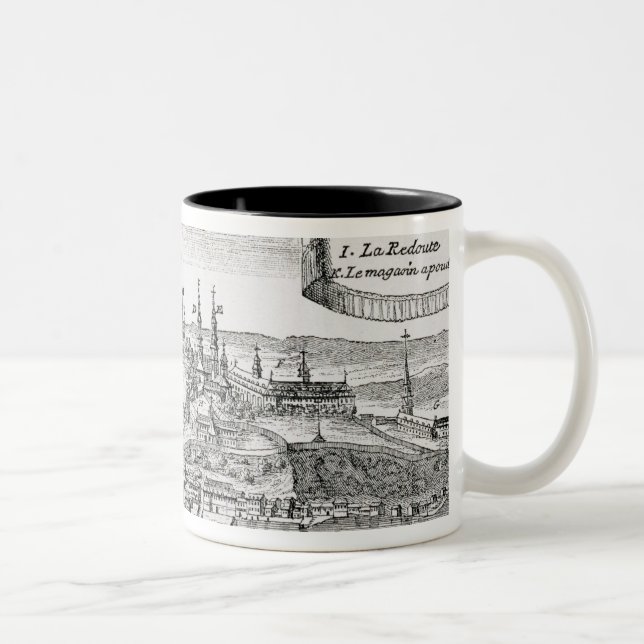 Quebec, nach La Potherie Zweifarbige Tasse (Rechts)
