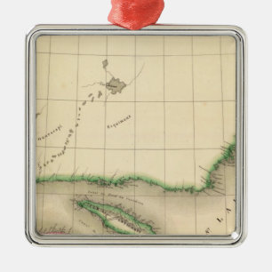 Quebec, Neufundland Kanada 6 Silbernes Ornament