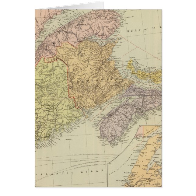 Quebec, New Brunswick, Nova Scotia (Vorne)
