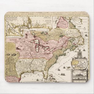 Quebec/Nouvelle-France mittelalterliche französisc Mousepad
