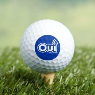 Quebec OUI Golfball