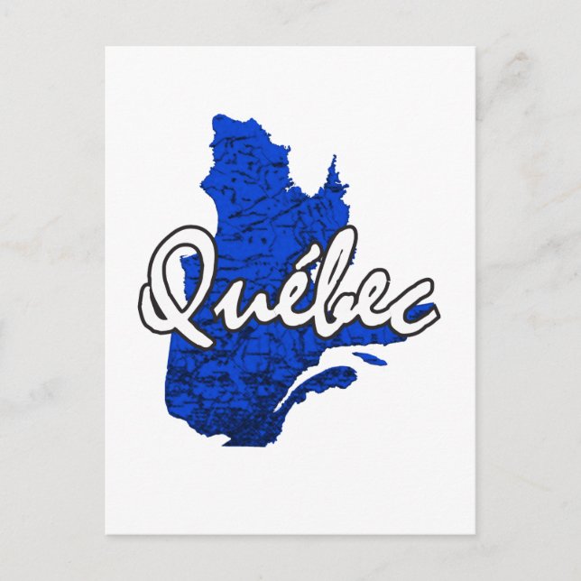 Quebec Postkarte (Vorderseite)