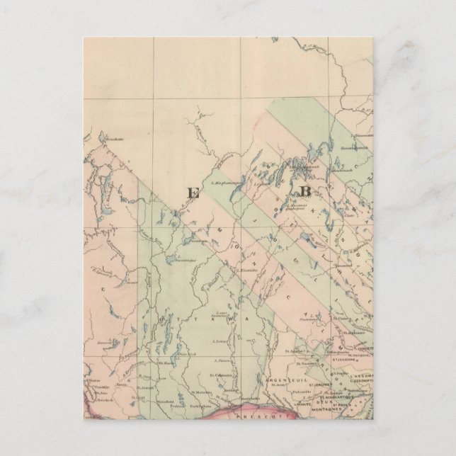 Quebec Postkarte (Vorderseite)