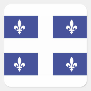 QUEBEC QUADRATISCHER AUFKLEBER