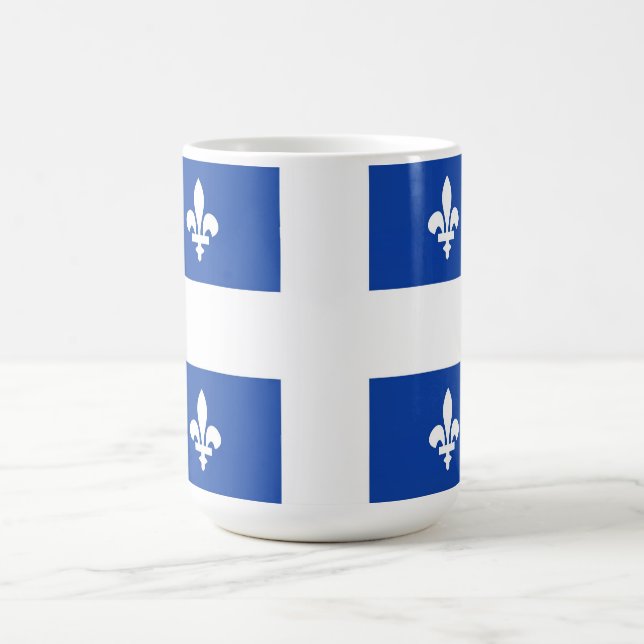 Quebec-Region Kanadas Landesflagge Kaffeetasse (Mittel)