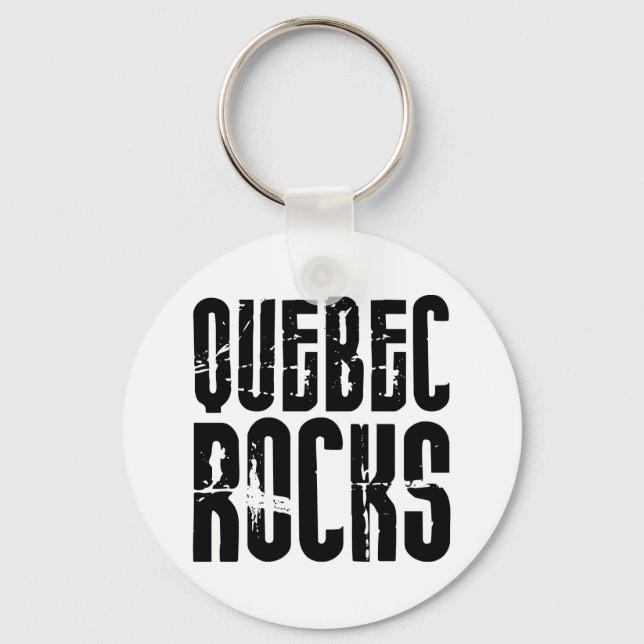 Quebec Rocks Schlüsselanhänger (Vorderseite)