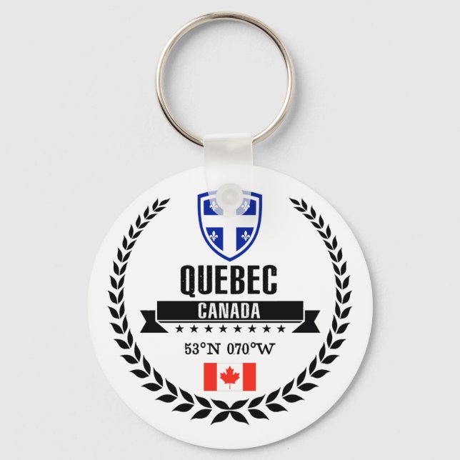 Quebec Schlüsselanhänger (Vorderseite)