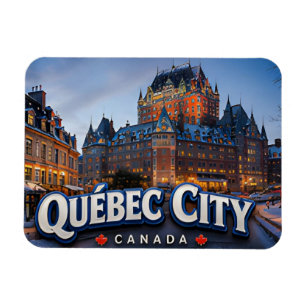 Québec Stadt Kanada Altstadt Kulturreise 🏰 Magnet