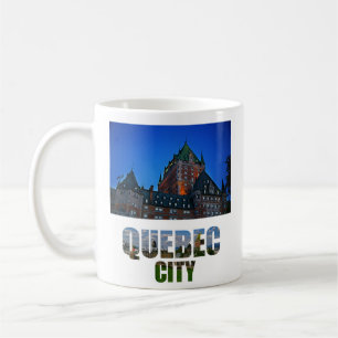 Québec-Stadt Kanada Chateau Frontenac Foto Kaffeetasse
