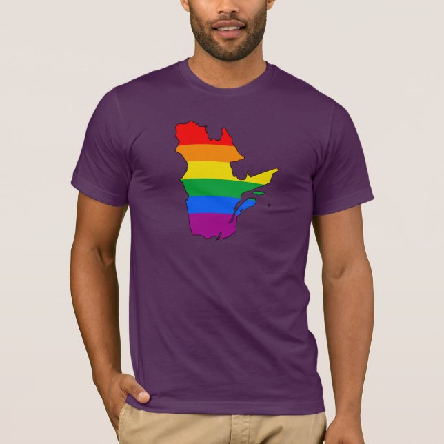 QUEBEC-STOLZ T-Shirt (Vorderseite)
