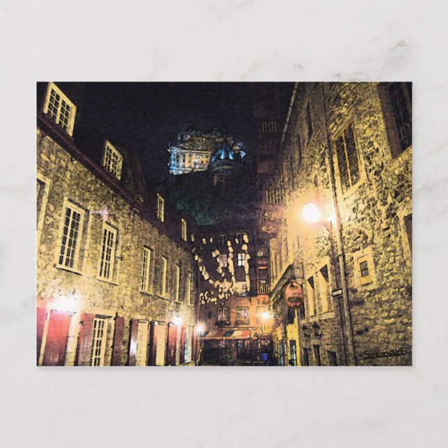 Quebec Street Postkarte (Vorderseite)