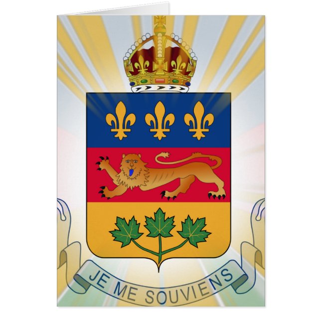 Quebec-Wappen (Vorne)