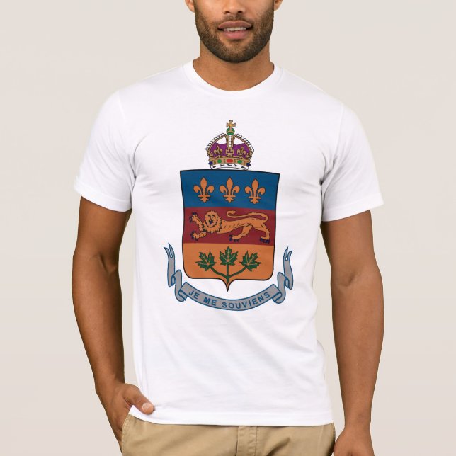 Quebec-Wappen (Alternative) T - Shirt (Vorderseite)