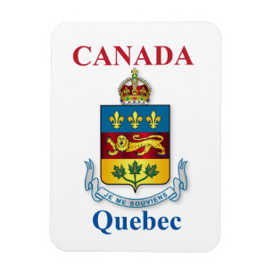 Quebec-Wappen Magnet