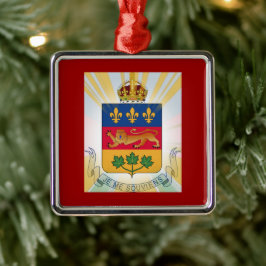 Quebec-Wappen Ornament Aus Metall