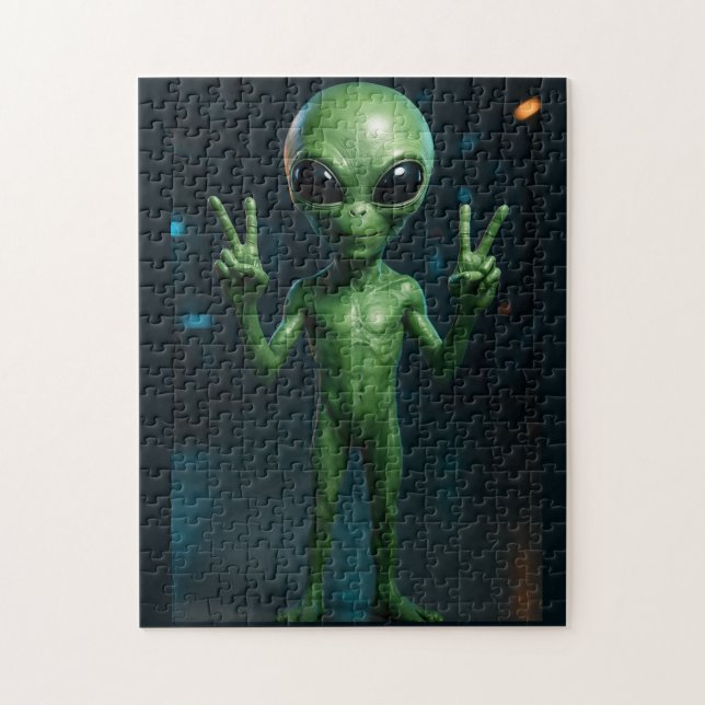 Quebra-Cabeça Extraterrestre futurista (Vertikal)