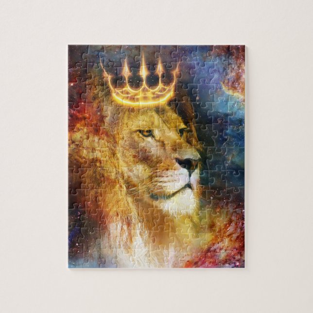 Quebra-Cabeça Leão de Judá Cósmico (Vertikal)