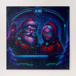Quebra-Cabeça (Puzzle) CiberNatalPunk