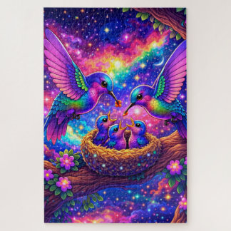 Quebra-Cabeça (Puzzle) Família Beija-Flor