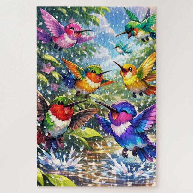 Quebra-Cabeça (Puzzle) Festa na Chuva (Vertikal)