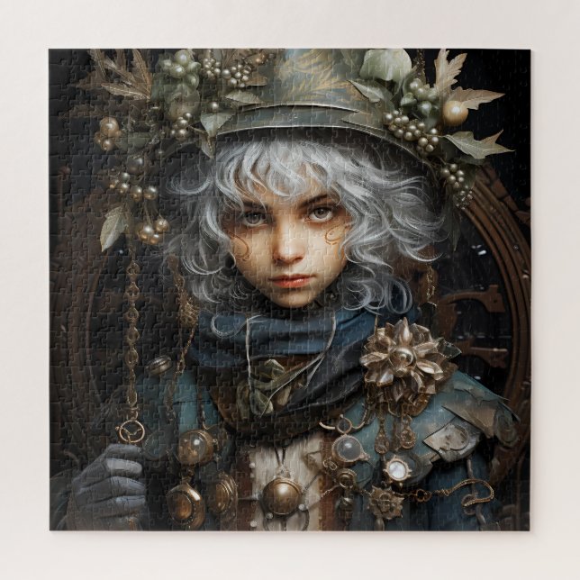 Quebra-Cabeça (Puzzle) Menina do Outono (Vertikal)