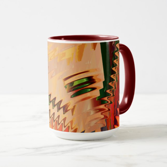 Quebra de cores com zigue zague ou efeionda tasse (VorderseiteRechts)